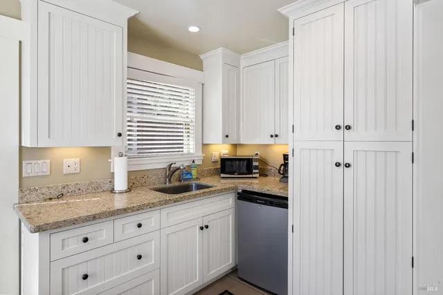 an aerial view of multiple houses