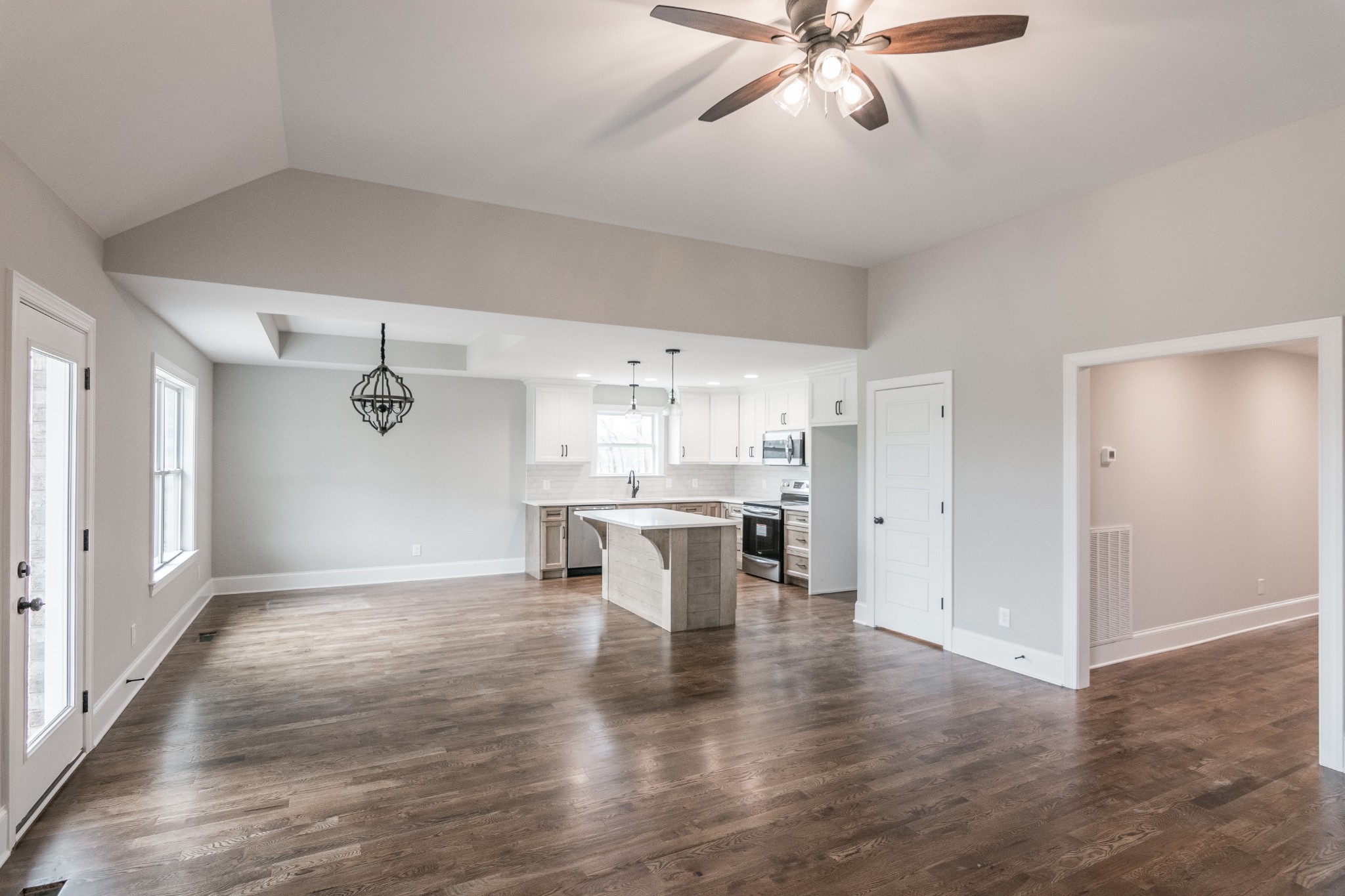 1227 Friendship Road Cross Plains, TN 37049 - Photo 8 of 28 a view of kitchen with cabinets and wooden floor