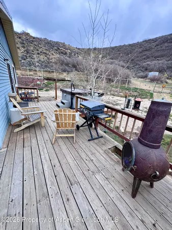 a view of furniture on wooden floor