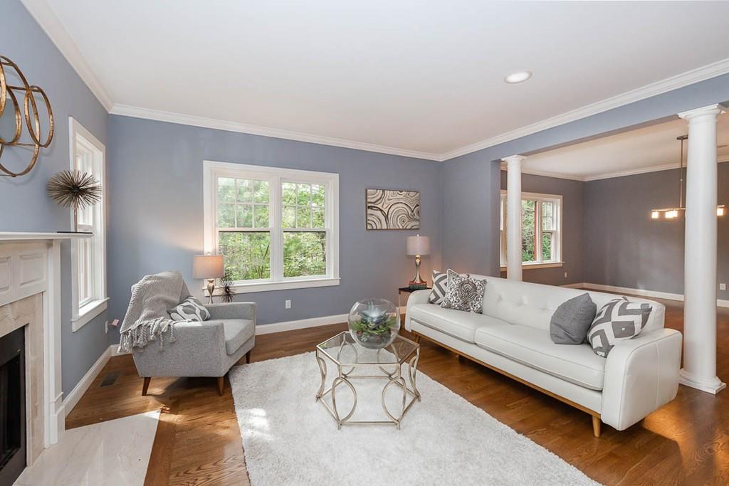 43 Beaver Pond Road Beverly, MA 01915 - Photo 5 of 33 a living room with furniture and a large window