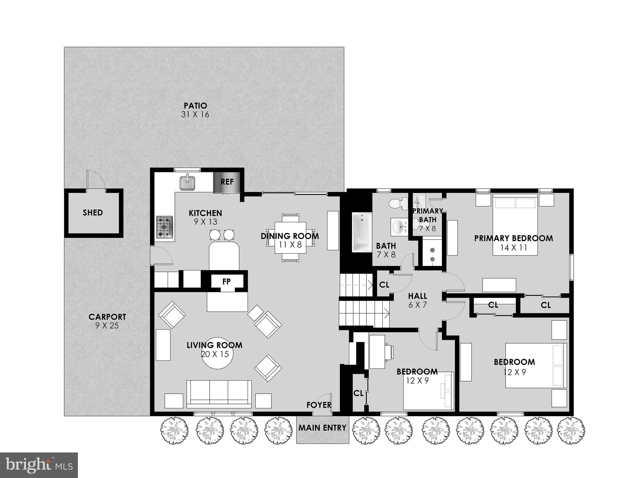 7613 Hamlet Street Springfield, VA 22151 - Photo 47 of 49 Main & Upper Level
