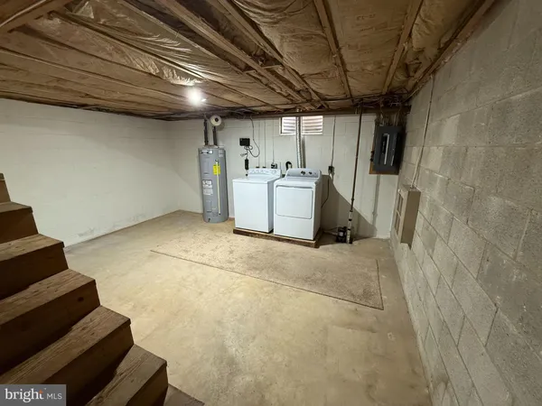 a view of storage and utility room