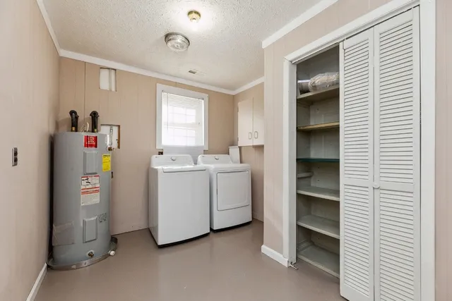 a room with storage and utility