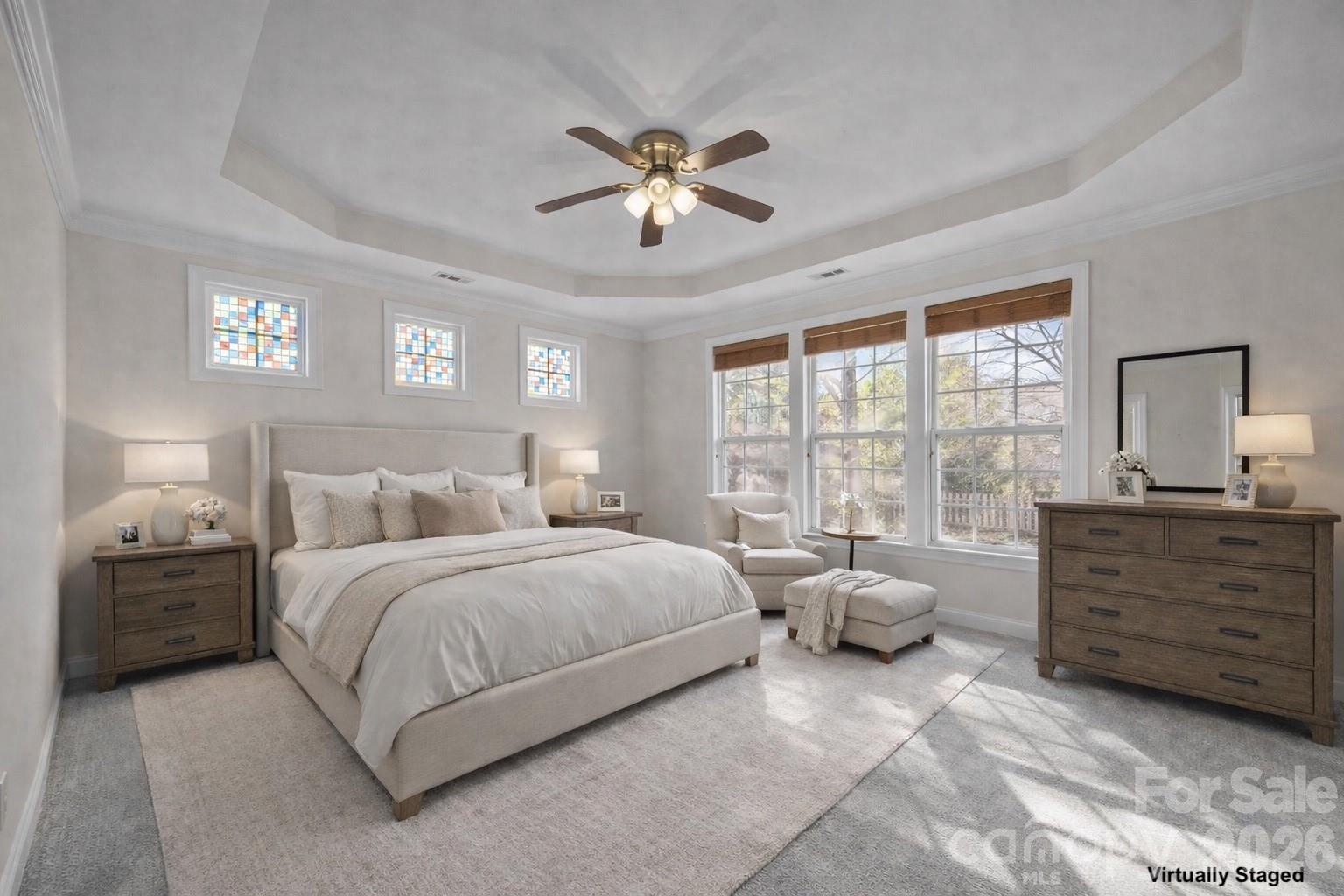 9429 Ridgeforest Drive Charlotte, NC 28277 - Photo 18 of 35 a bedroom with a bed and a window