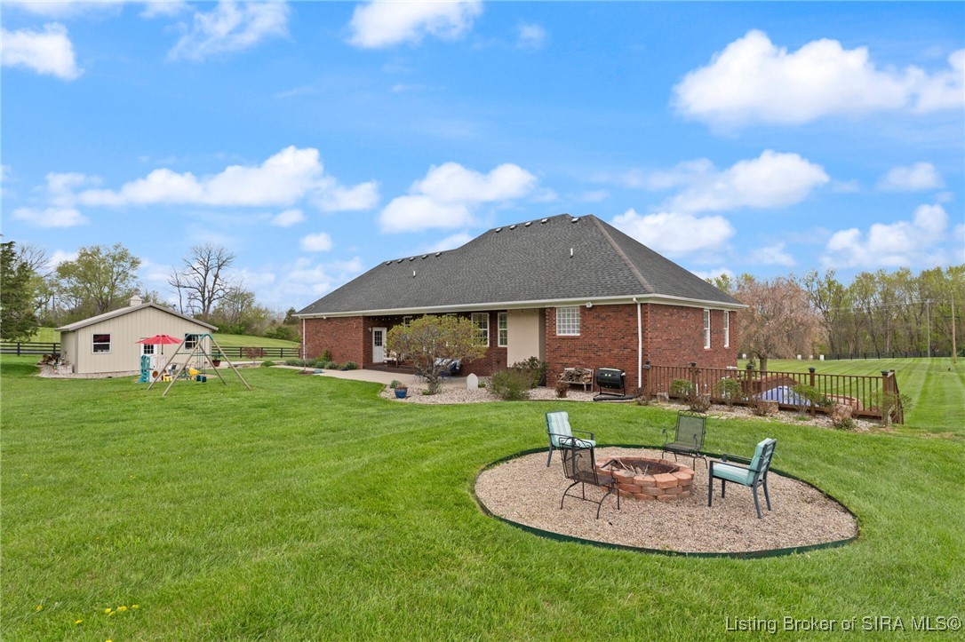 937 Big Indian Road Northeast Corydon, IN 47112 - Photo 3 of 73 perfect place to entertain!