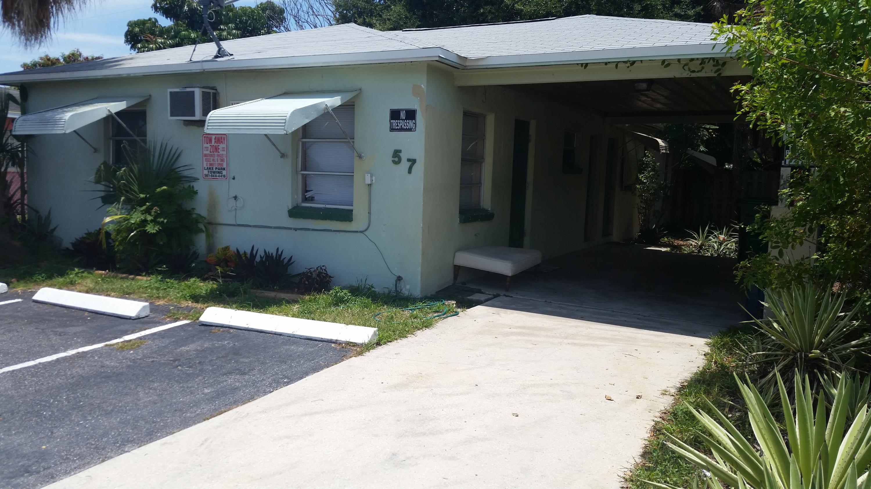 57 East 27th Street, Unit 1 Riviera Beach, FL 33404 - Photo 1 of 5 57 27th frontside