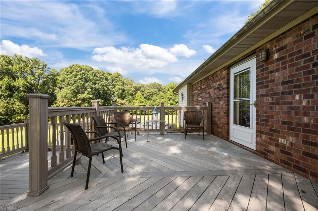 1498 Bethesda Road Lexington, NC 27295 - Photo 38 of 40 Deck Overlooking Nature's Beauty
