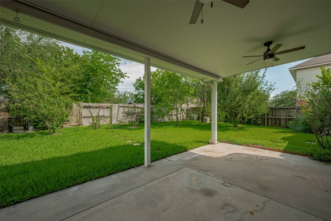 619 Bending Bough Drive Spring, TX 77388 - Photo 40 of 41 a view of a yard with porch and garden