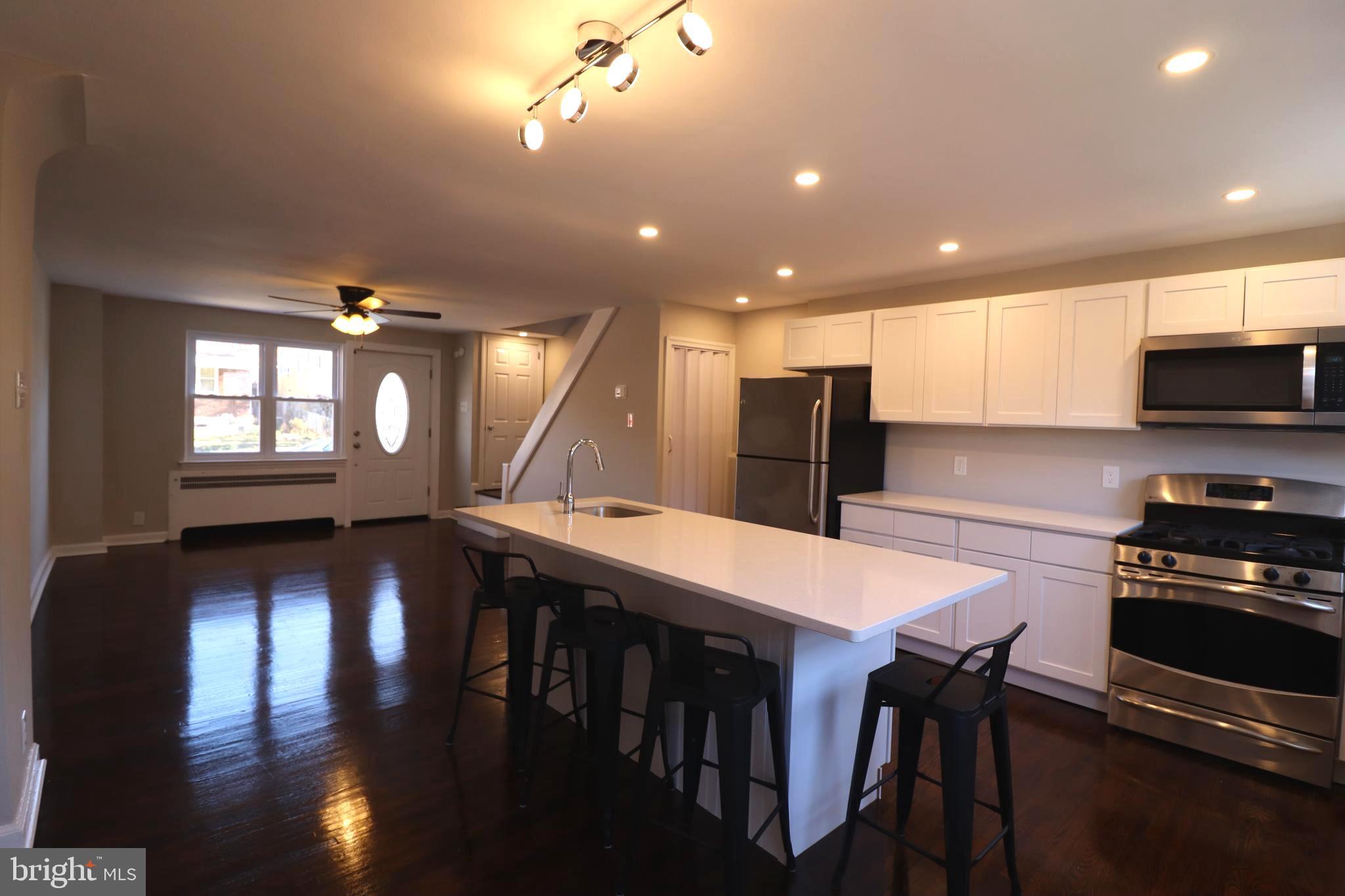 428 Littlecroft Road Upper Darby, PA 19082 - Photo 4 of 25 Beautiful kitchen/dining area with island