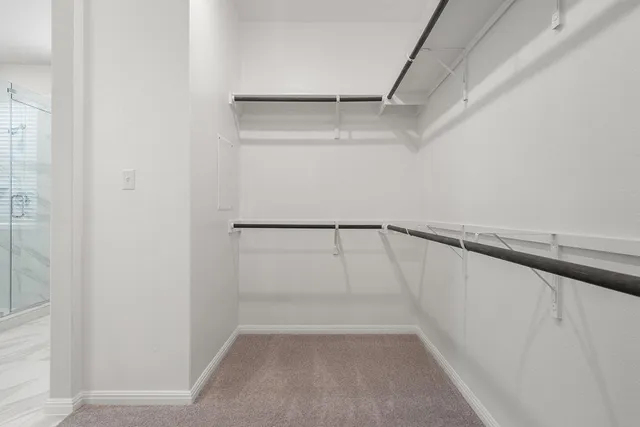a view of walk in closet