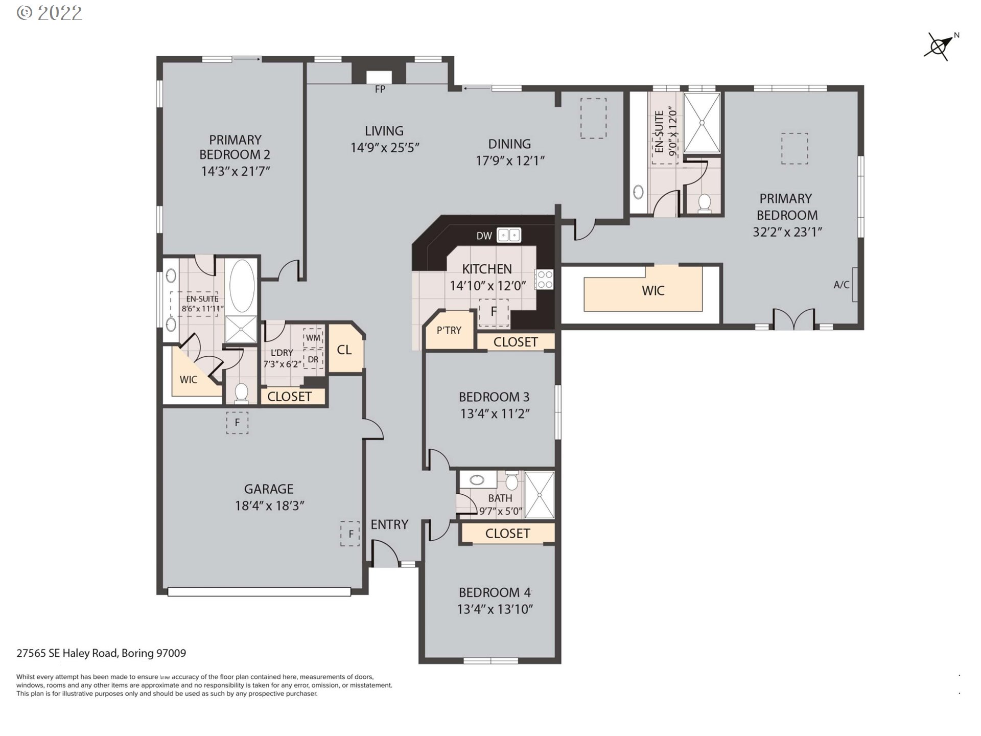 27565 Southeast Haley Road Boring, OR 97009 - Photo 32 of 32 Floor Plan