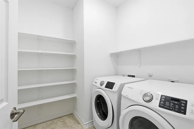 a view of a room with shelf