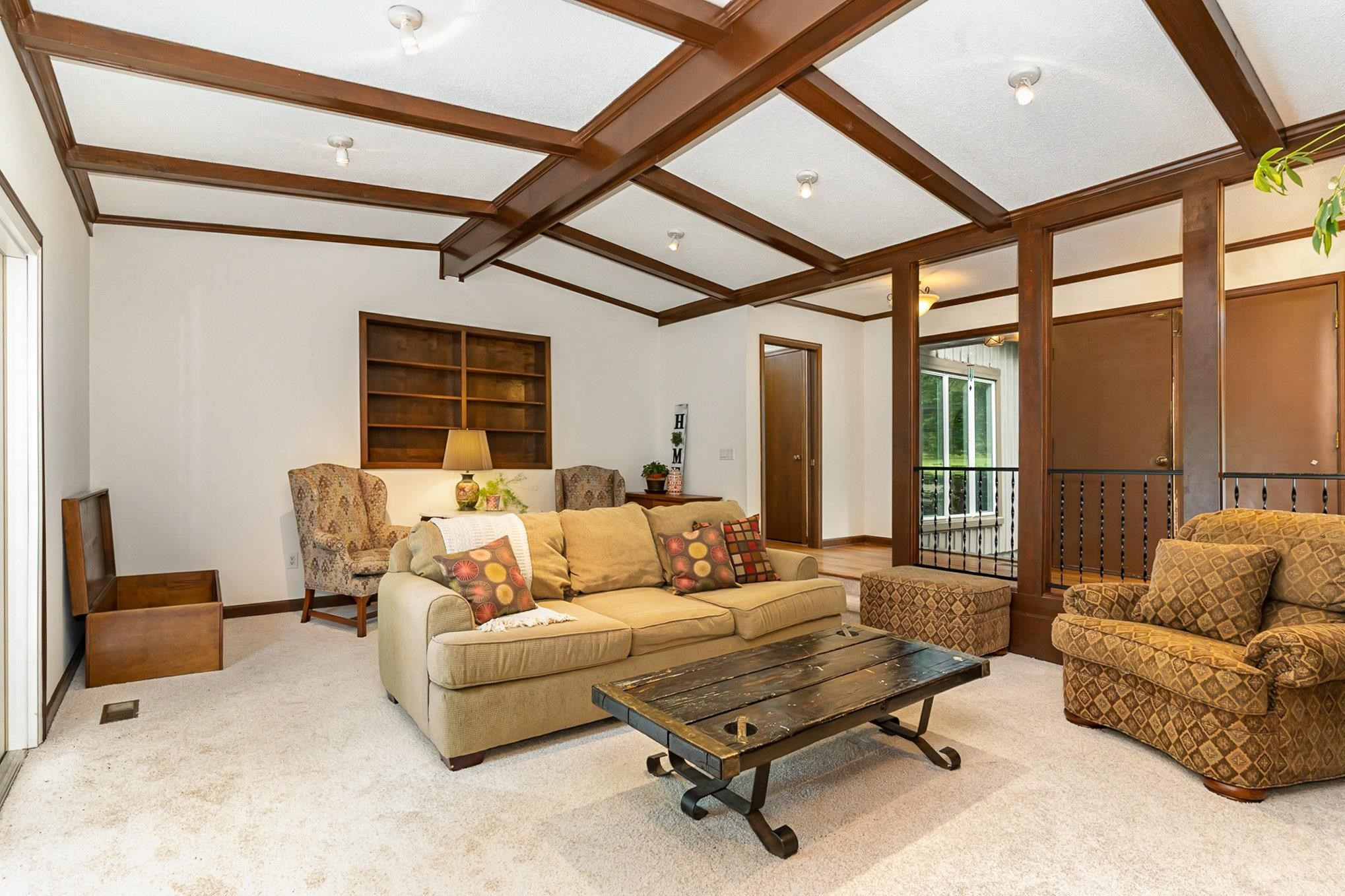 425 Sledge Road Louisburg, NC 27549 - Photo 6 of 30 a living room with furniture and a large window