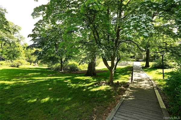 a view of an outdoor space with a lake view