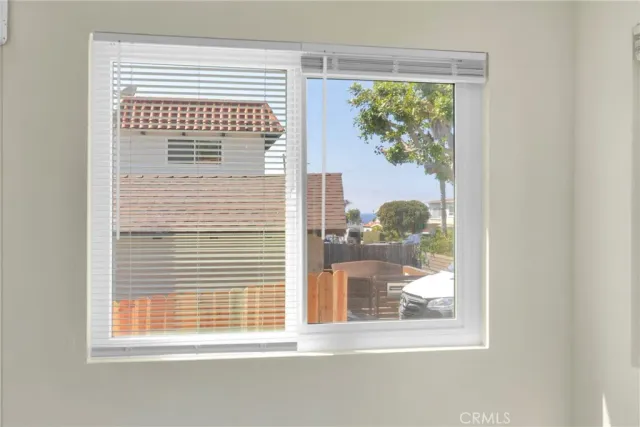 a view of a window in a room