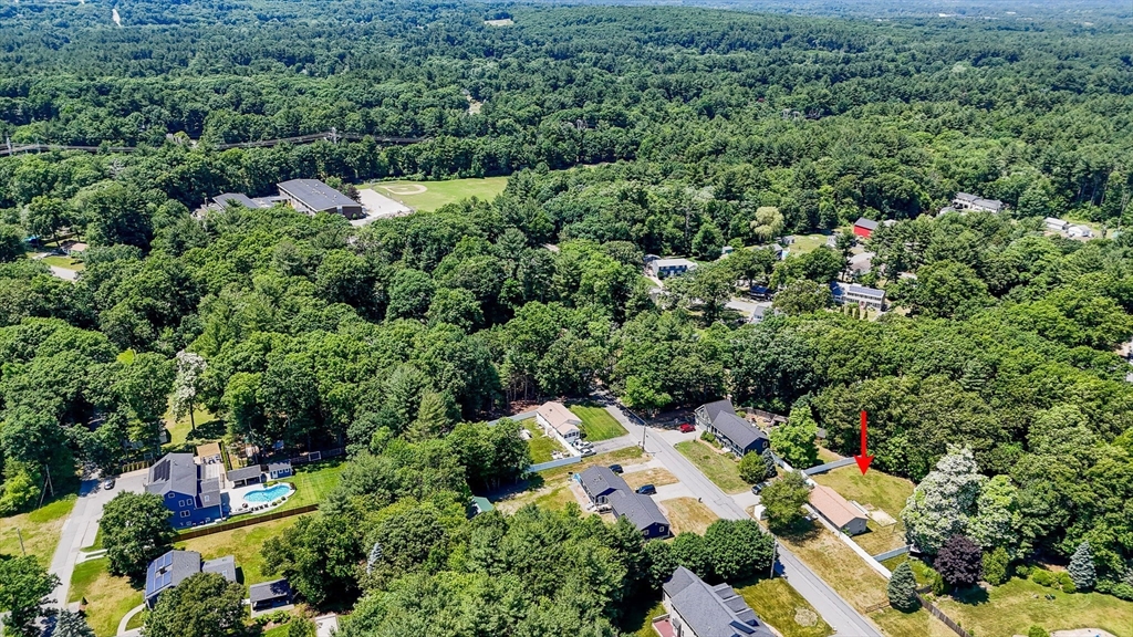 5 Silverbirch Road Billerica, MA 01821 - Photo 34 of 36 an aerial view of residential house with outdoor space and trees all around