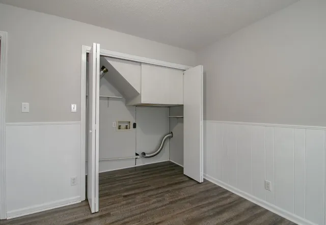 a view of wooden floor in a room