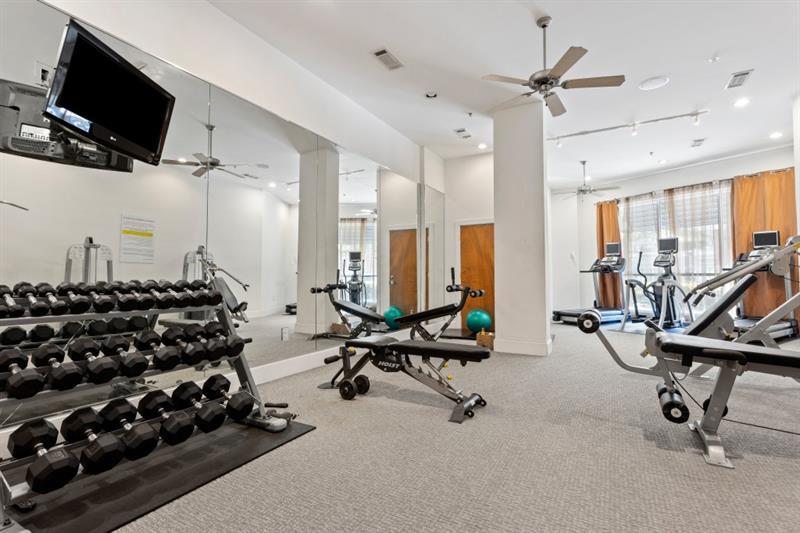 870 Inman Village Parkway Northeast, Unit 203 Atlanta, GA 30307 - Photo 26 of 43 a view of a room with gym equipment