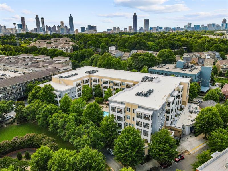 870 Inman Village Parkway Northeast, Unit 203 Atlanta, GA 30307 - Photo 39 of 43 a view of a city in front of a city