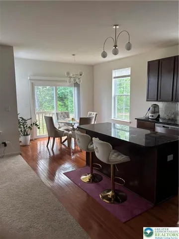 a workspace with furniture window and outside view