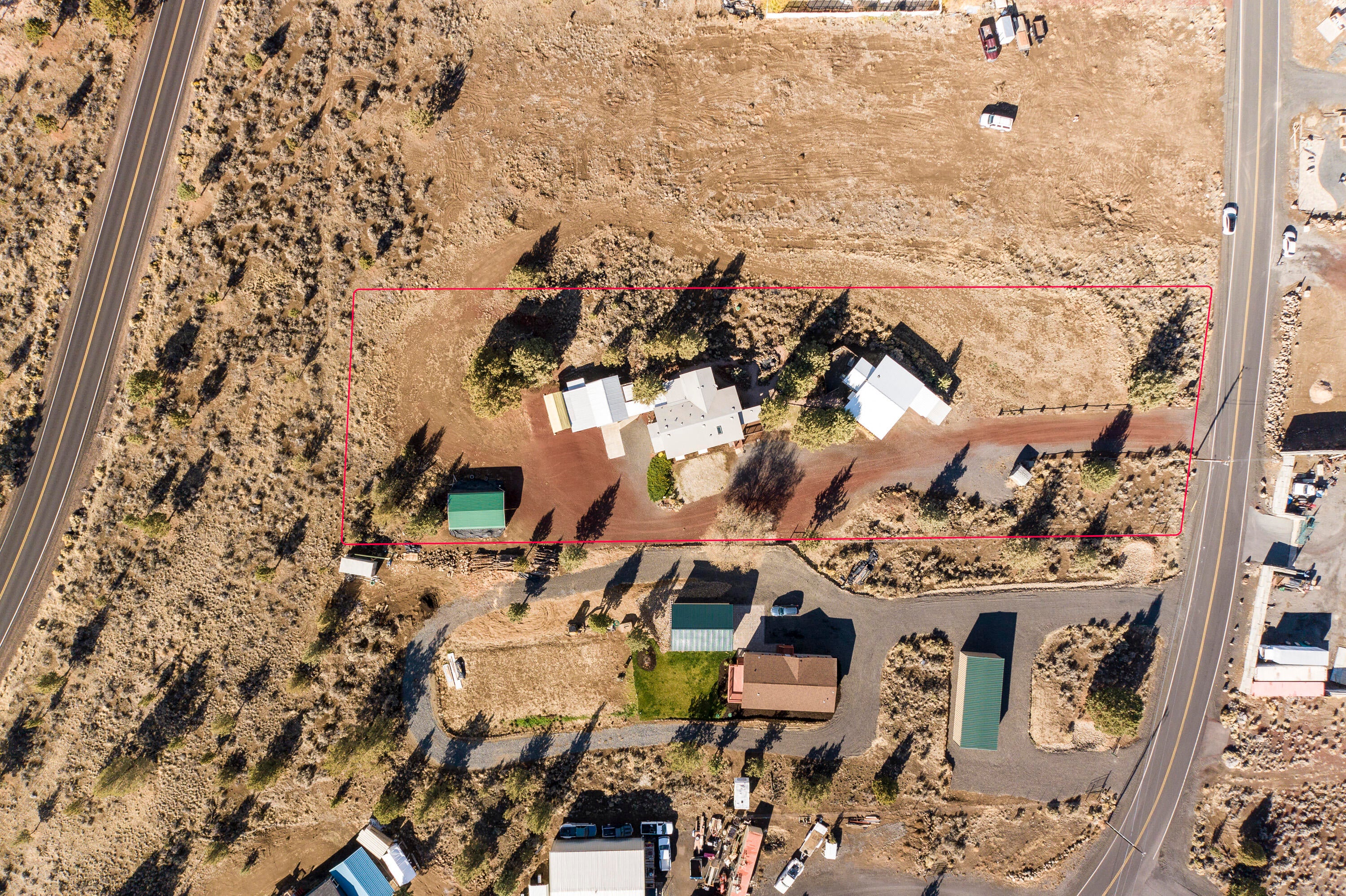 14118 Southwest Commercial Loop Road Terrebonne, OR 97760 - Photo 25 of 58 Straight down with boundary lines-1 (002