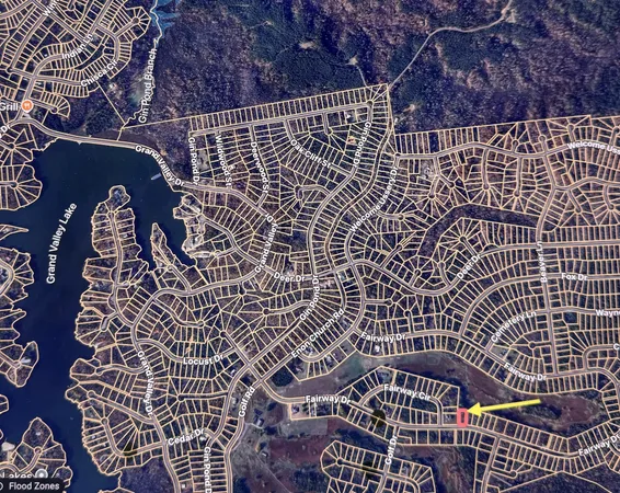 a view of a lush green field