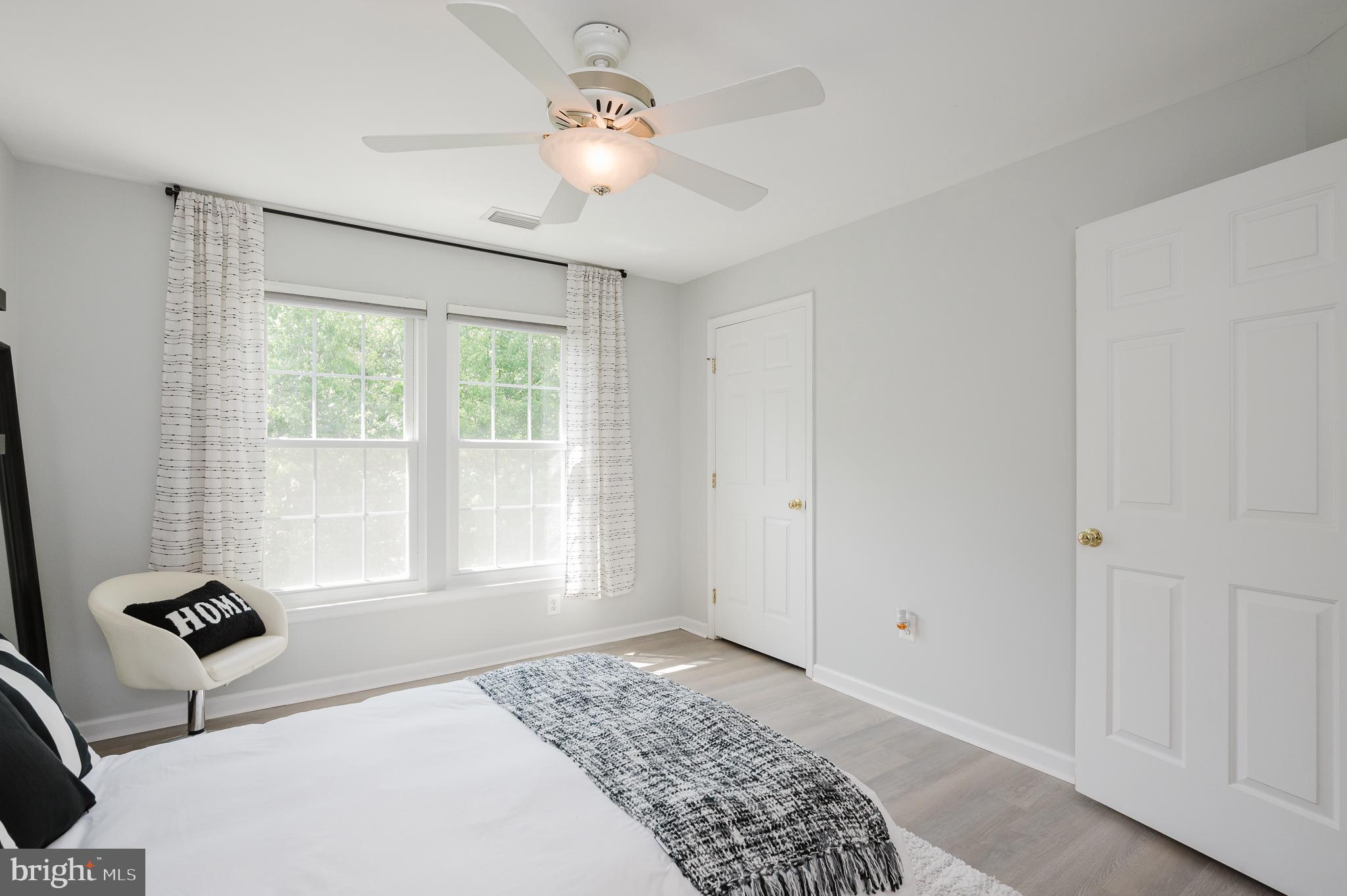 9621 Gerst Road Perry Hall, MD 21128 - Photo 44 of 75 Third Bedroom with New Carpet & Ceiling Fan