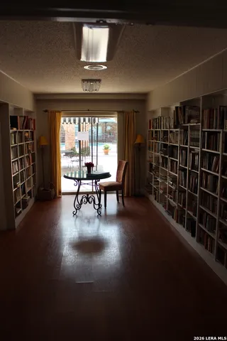a view of a livingroom with furniture and window