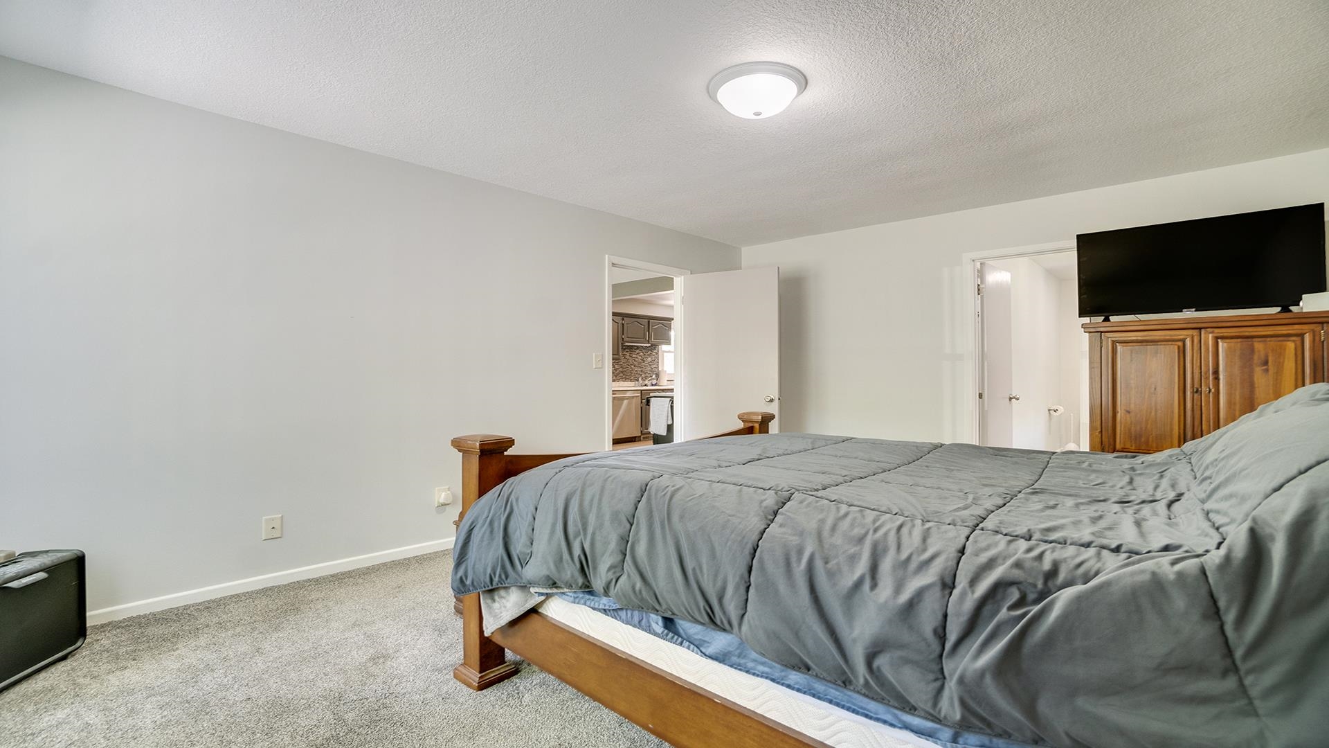 1065 Idle Oak Run Dixon, IL 61021 - Photo 14 of 44 a bedroom with a bed and flat screen tv