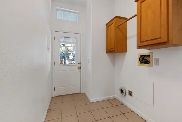 a view of a room with an empty space