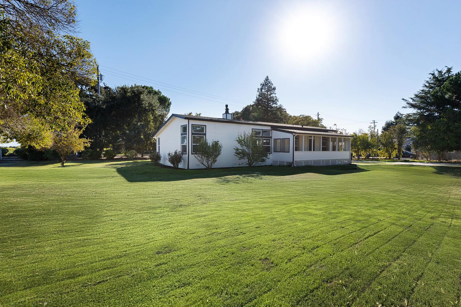 8181 West Kile Road Thornton, CA 95686 - Photo 38 of 65 a view of a large pool with lawn chairs and a big yard