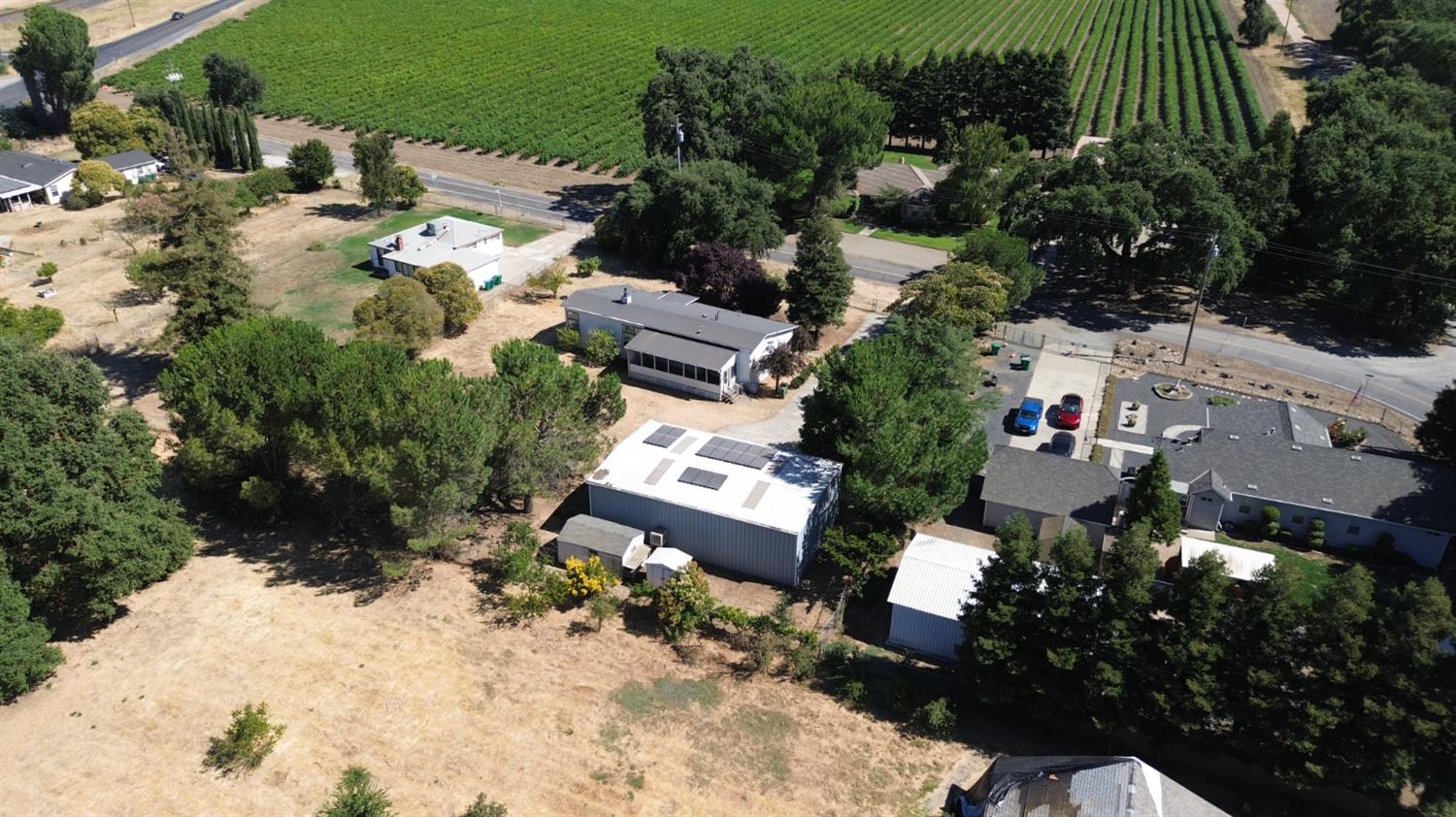 8181 West Kile Road Thornton, CA 95686 - Photo 59 of 65 an aerial view of a house with a yard