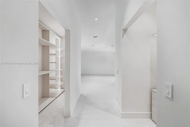 a view of entryway with white walls