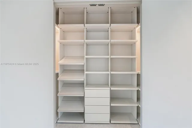 a view of empty room