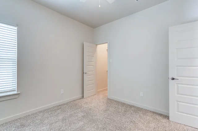 an empty room with an empty space