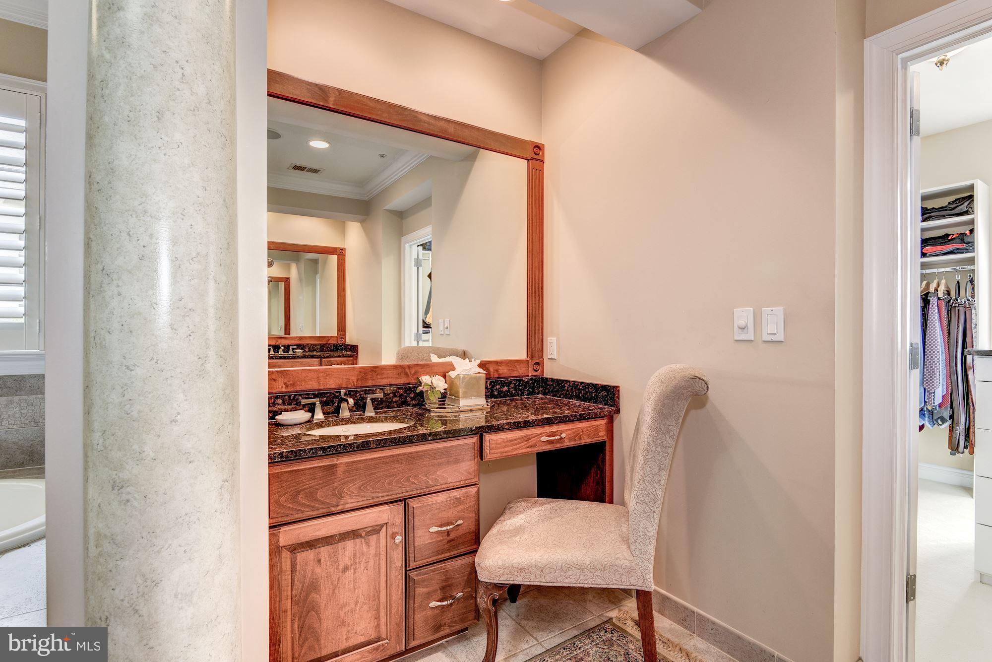 10010 Gary Road Potomac, MD 20854 - Photo 17 of 30 Bath (Master) "Her" Vanity