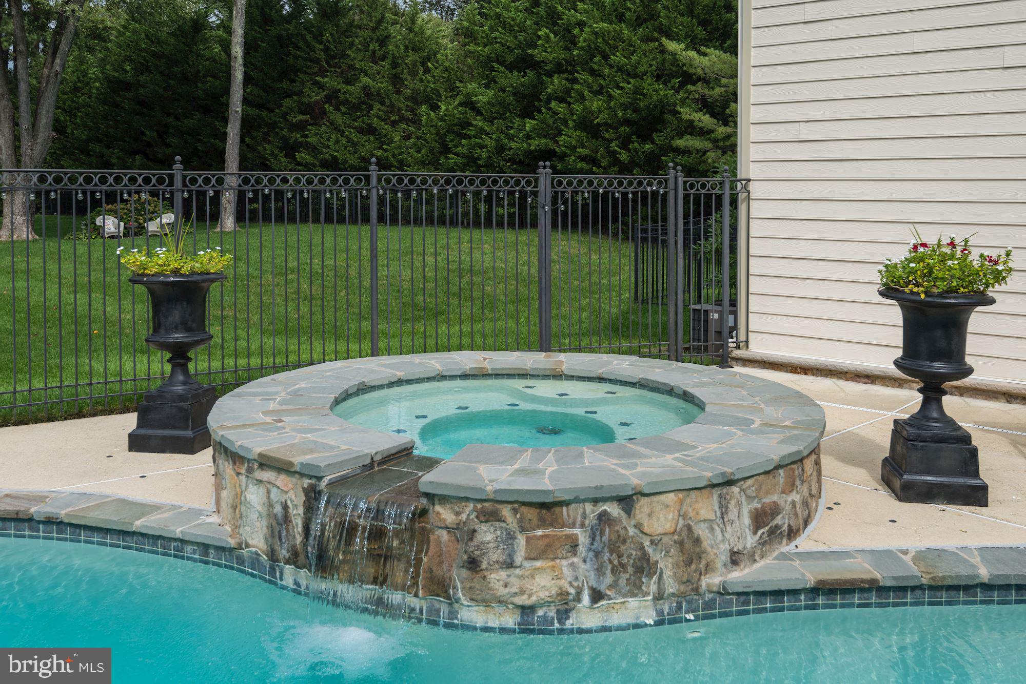 10010 Gary Road Potomac, MD 20854 - Photo 27 of 30 Hot Tub with Water Fall Feature