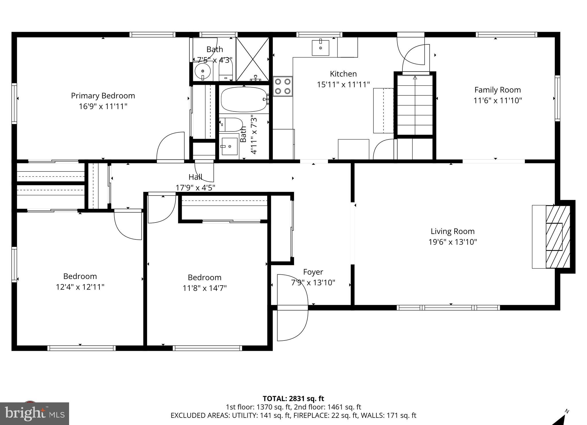 6805 Pamela Lane Clinton, MD 20735 - Photo 2 of 4 Main Level - Entry Level