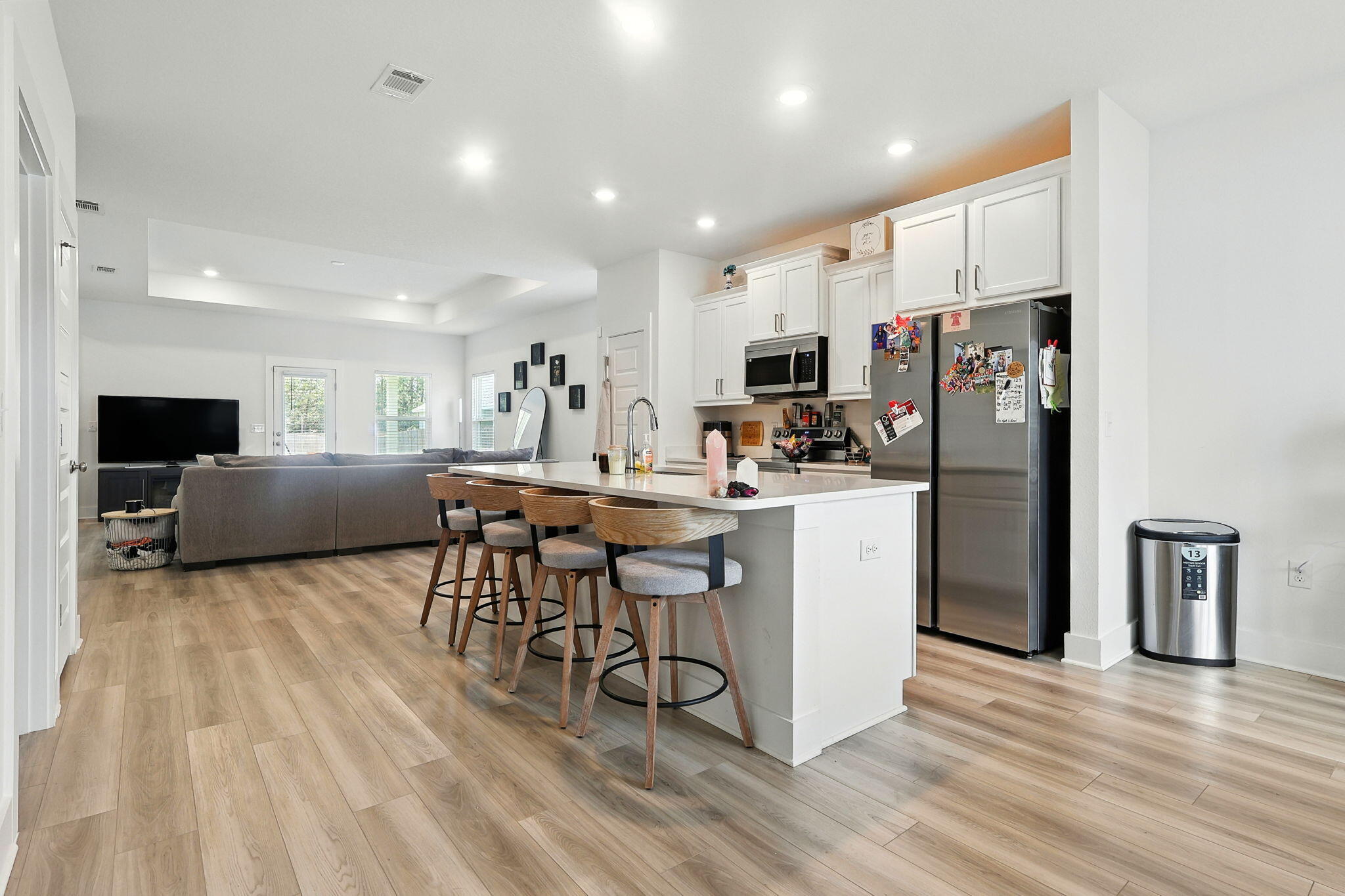 231 Lyla Lane Crestview, FL 32539 - Photo 11 of 30 a kitchen with a sink appliances and cabinets