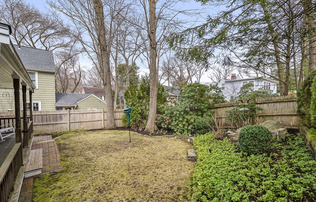82 Risley Road Brookline, MA 02467 - Photo 20 of 20 a view of a backyard of the house