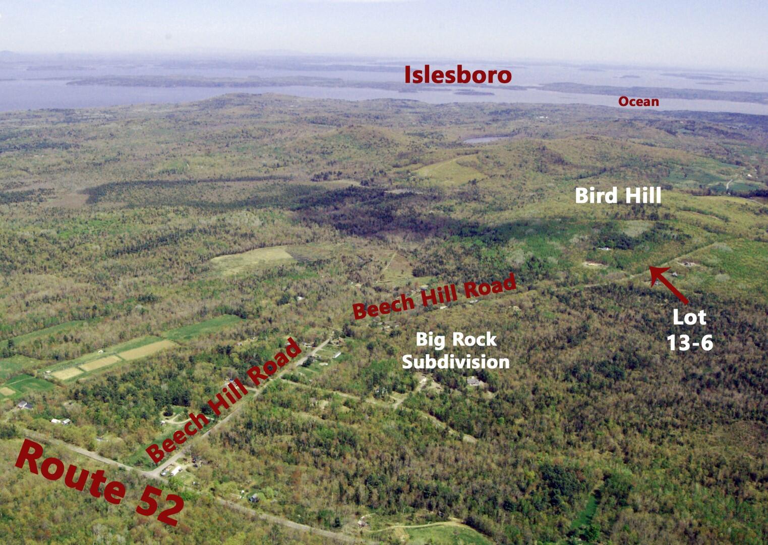 692 Beech Hill Road Northport, ME 04849 - Photo 11 of 21 2008 Aerial 5-18-08 1158 aa Lot 13-6 cr