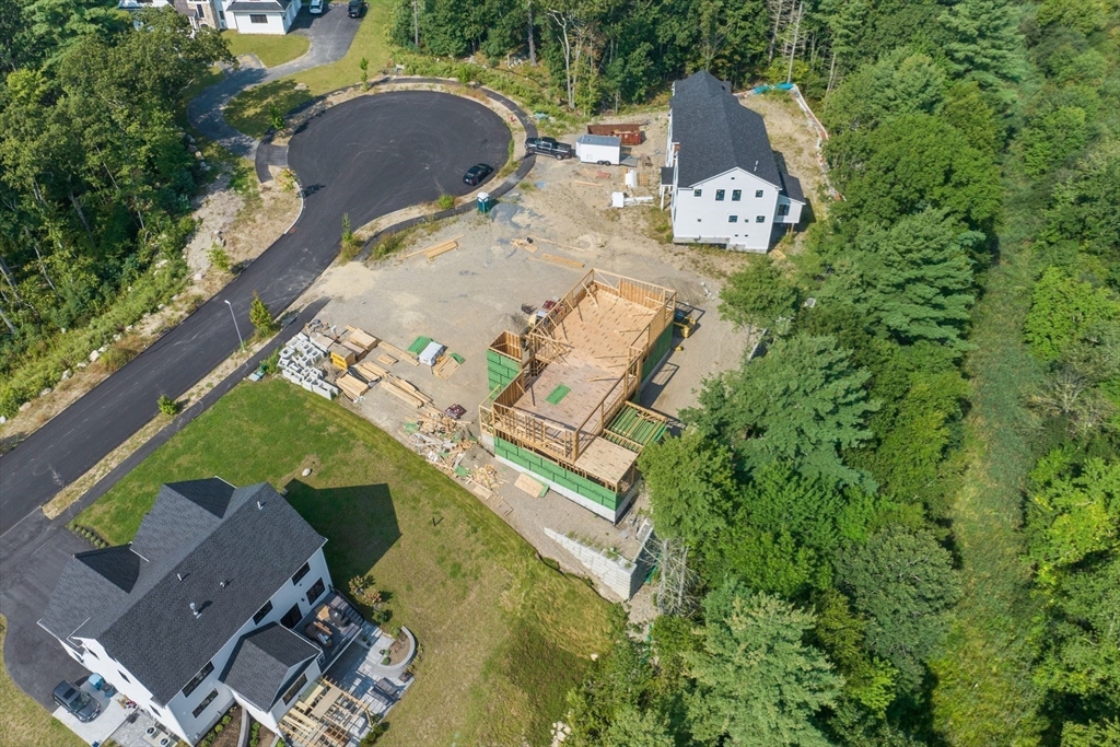 25 Holly Way Canton, MA 02021 - Photo 12 of 25 an aerial view of a house with garden space and trees all around