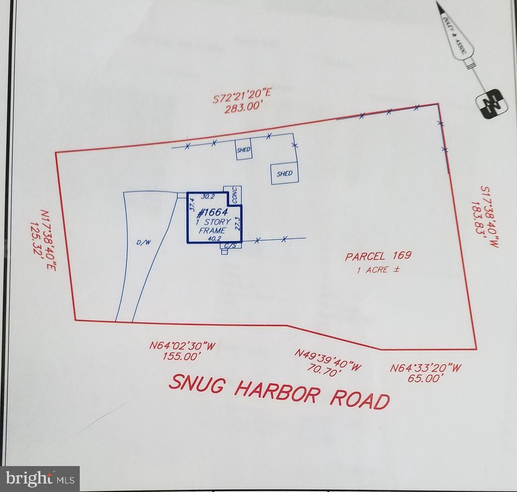 1664 Snug Harbor Road Shady Side, MD 20764 - Photo 29 of 58 Location Drawing