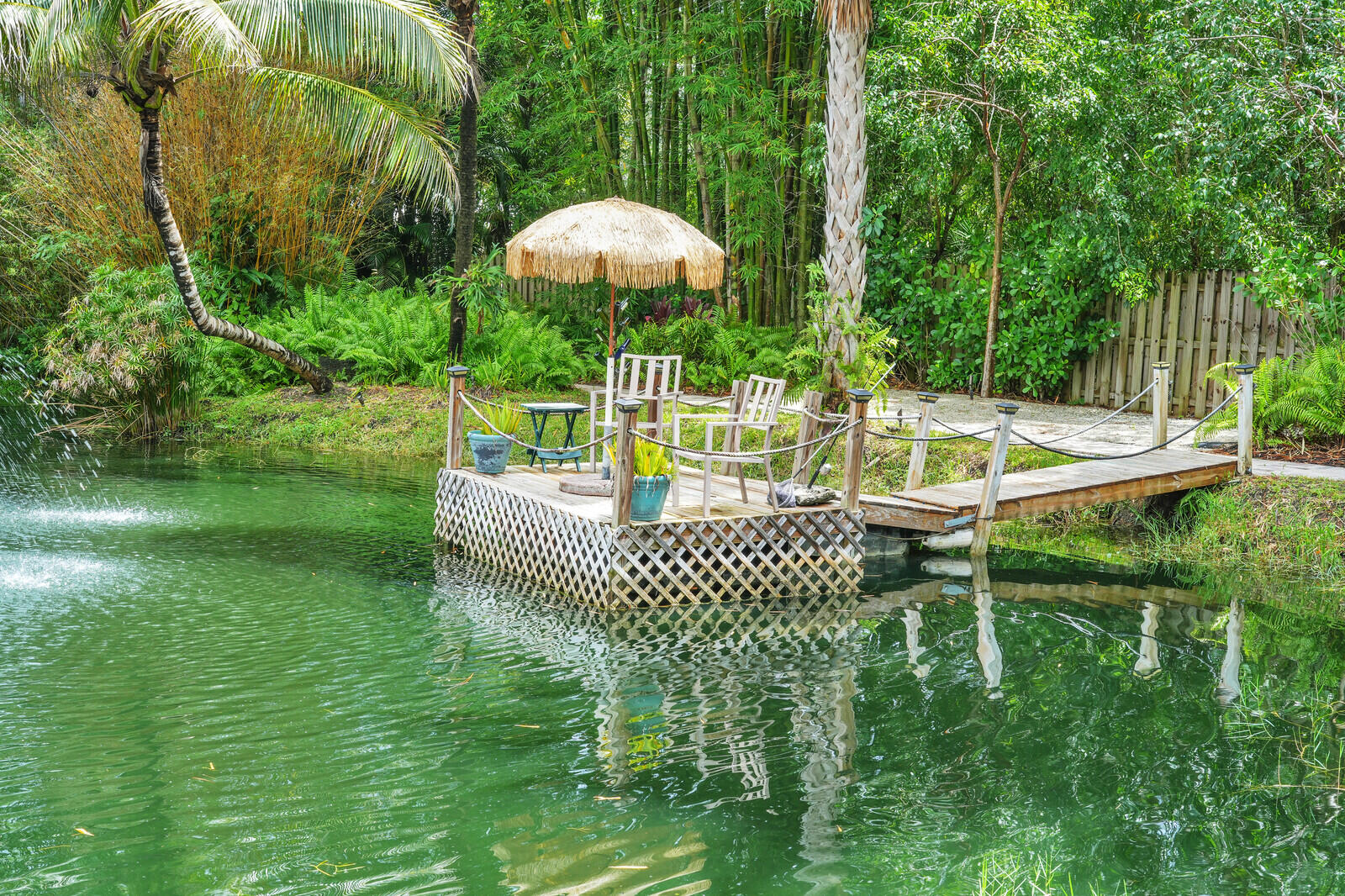 13432 153rd Road North Jupiter Farms, FL 33478 - Photo 15 of 84 dock with seating area
