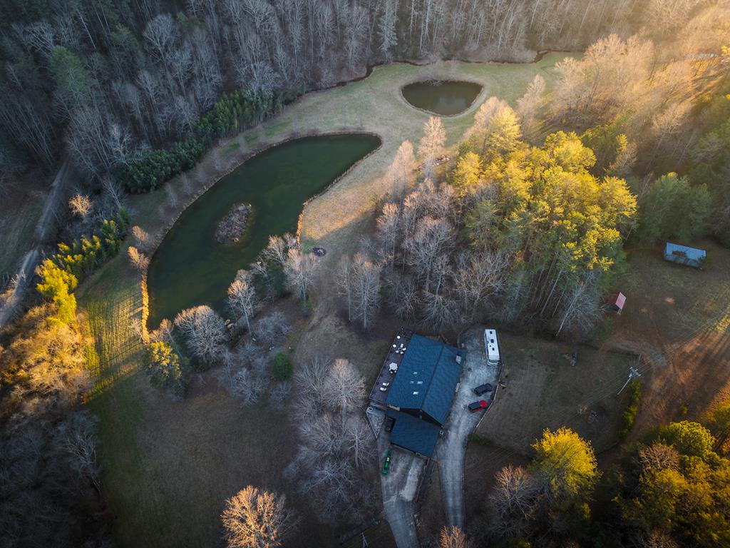 3800 Cutcane Road Mineral Bluff, GA 30559 - Photo 54 of 68 an aerial view of a house with a yard
