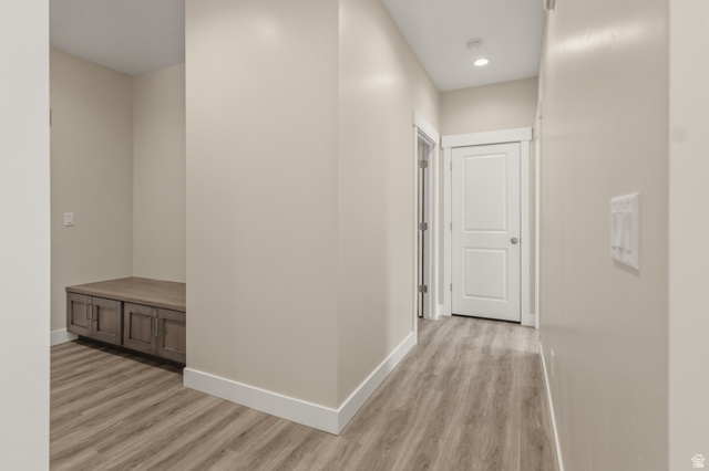 169 West 100 South Joseph, UT 84739 - Photo 30 of 35 Corridor with light wood finished floors and baseboards