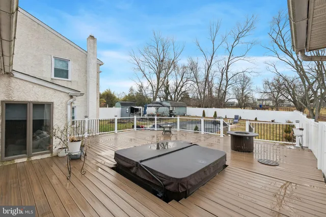 a view of a roof deck