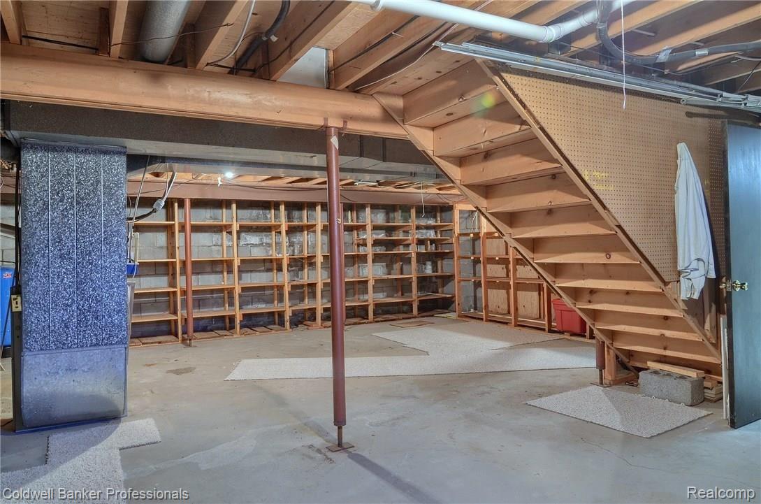 738 West Schafer Road Howell, MI 48843 - Photo 25 of 35 Unfinished_Lower_Level_2nd_View.jpg