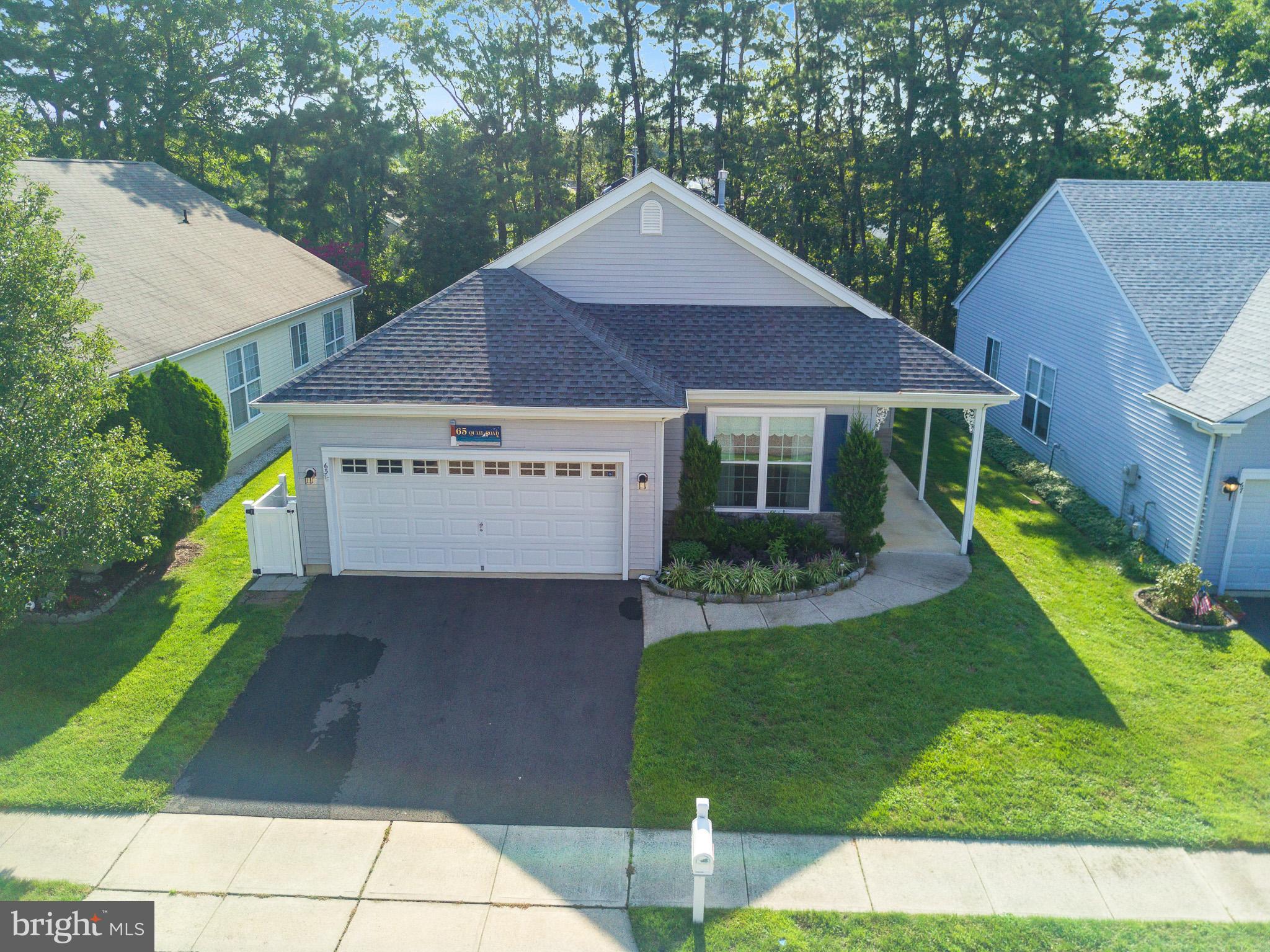 65 Quail Road Barnegat, NJ 08005 - Photo 25 of 34 aerial view of the front of home