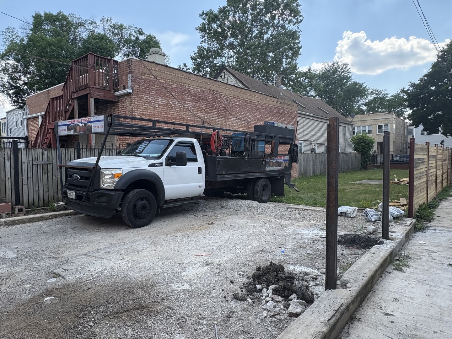 2503 North Lotus Avenue Chicago, IL 60639 - Photo 4 of 4 a view of a car park in front of house